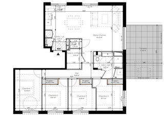  Appartement � vendre 5 pi�ces 96 m�