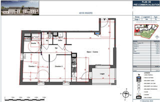  Appartement � vendre 3 pi�ces 65 m�