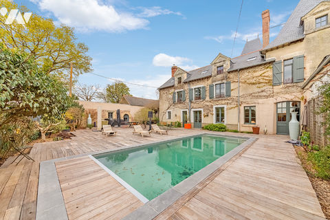   Charmant manoir du XVIIe si�cle de 432m� situ� � Bruz, � 10 minutes seulement de Rennes-Sud Maison - 11 pi�ce(s) - 432 m�