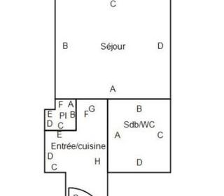  Appartement � vendre 1 pi�ce 28 m�