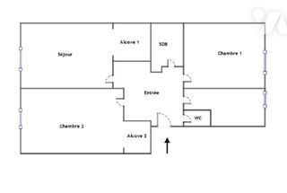  Appartement � vendre 3 pi�ces 80 m�