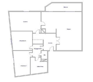  Appartement � vendre 3 pi�ces 84 m�