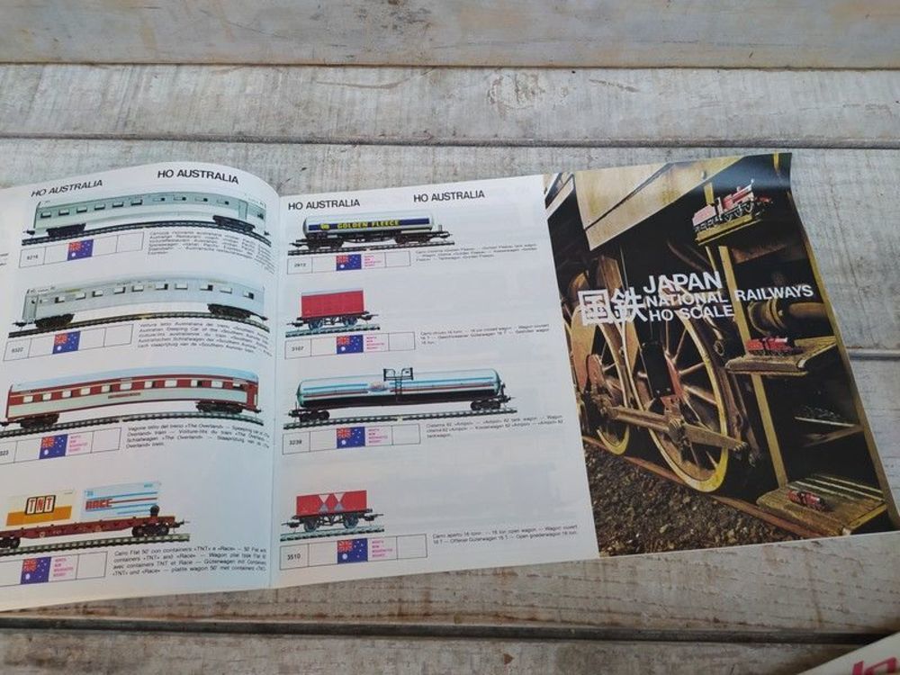 Catalogue G&eacute;n&eacute;ral Trains Lima 1976 / Jouet locomotive Gare 