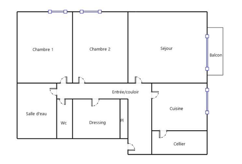   , appartement F3 � la Souterraine Appartement - 3 pi�ce(s) - 80 m�