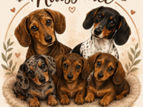   Chiot type teckel kaninchen  