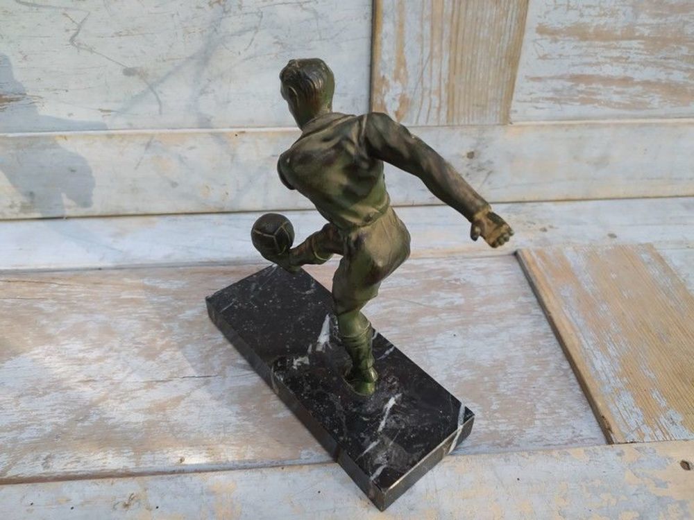 Ancienne Corbeille &agrave; Papier de Jardin Public Vintage 