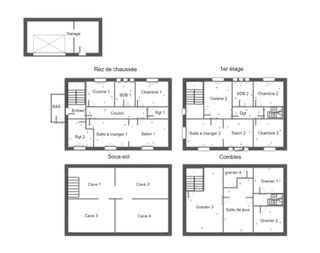  Maison � vendre 11 pi�ces 400 m�