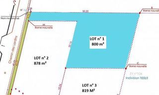  Terrain � vendre 800 m�