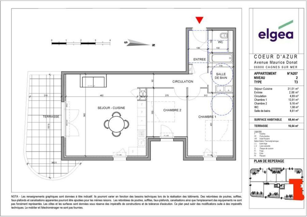 Appartements neufs   Cagnes-sur-Mer (06800)