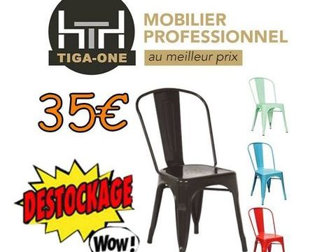 chaise  en acier  SNACK INDUSTRIEL 39 06000 Nice