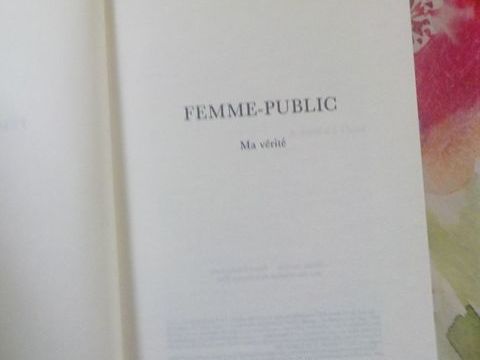 FEMME-PUBLIC par Alice SAPRITCH Ed. France-Loisirs 2 Bubry (56)