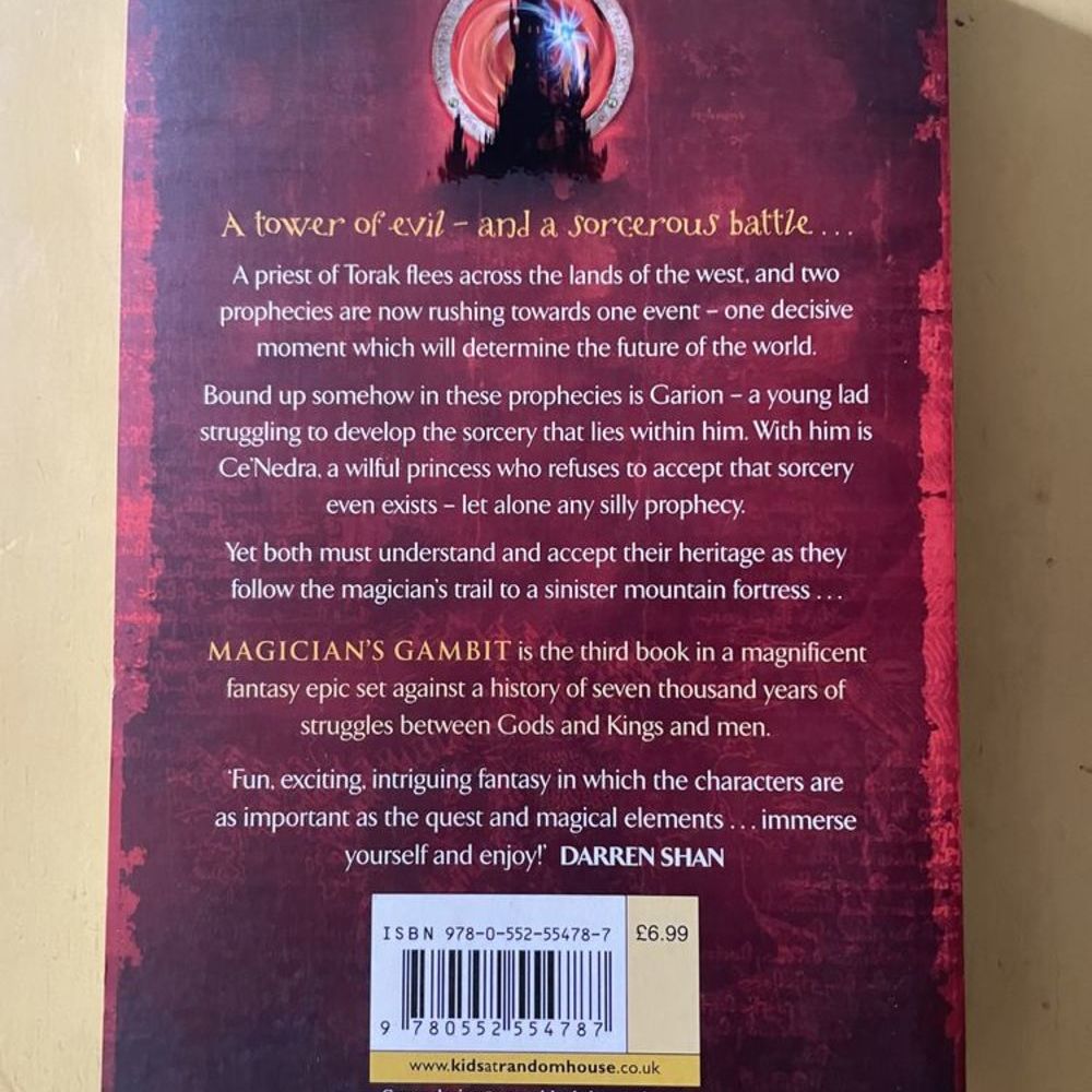 Livre Belgariad 3 Magician's Gambit _ David Eddings _anglais Livres et BD