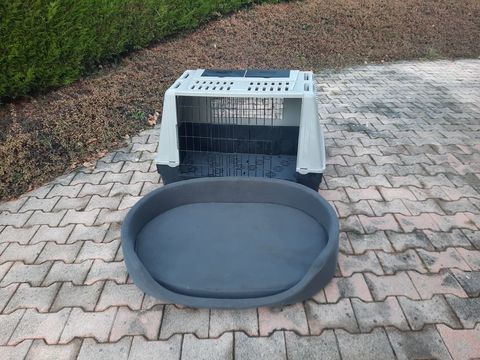 Cage de transport + panier pour chien 100 74190 Passy