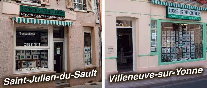 Agence CONSEILS IMMOBILIERS Saint-Julien-du-Sault