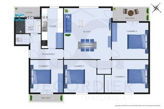  Appartement � vendre 5 pi�ces 75 m�