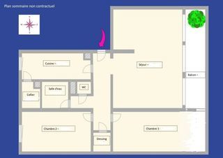  Appartement � vendre 4 pi�ces 88 m�