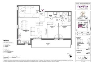  Appartement � vendre 4 pi�ces 86 m�