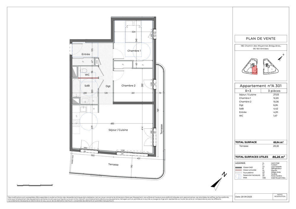Appartements neufs   Antibes (06600)