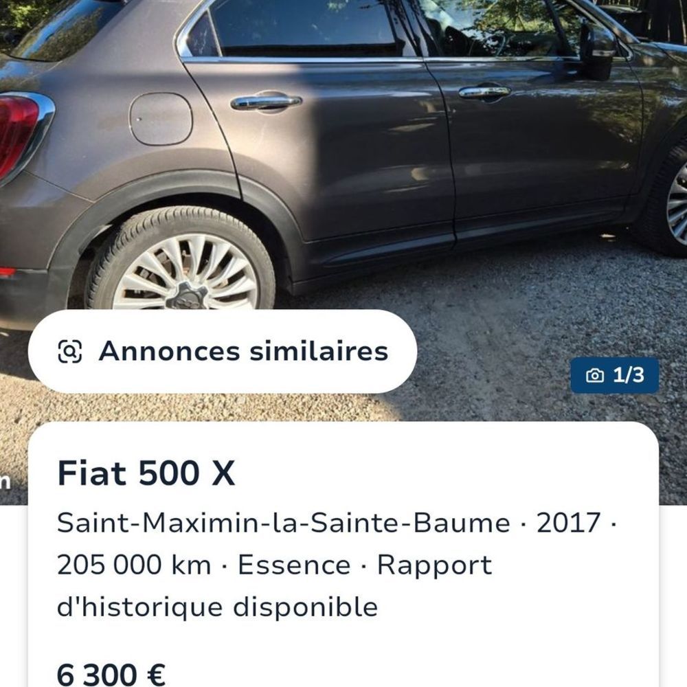 500 X 500X E-Torq 1.6 110 ch 2015 occasion 83470 Saint-Maximin-la-Sainte-Baume