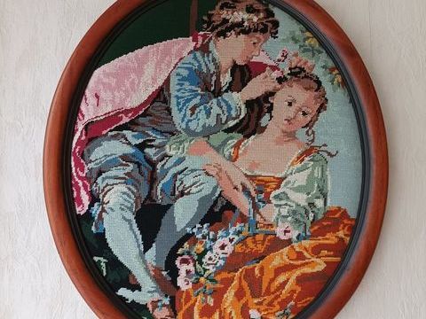 tableau bois  oval 20 Clamart (92)