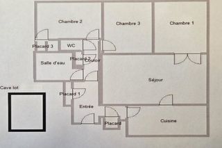  Appartement � vendre 4 pi�ces 75 m�