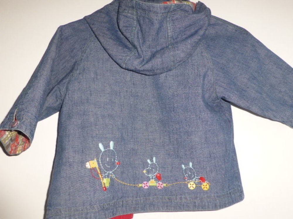 CATIMINI veste printemps &agrave; capuche amovible 12 mois Vêtements enfants