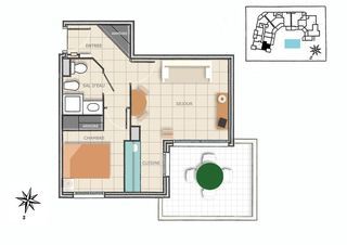  Appartement � louer 2 pi�ces 31 m�