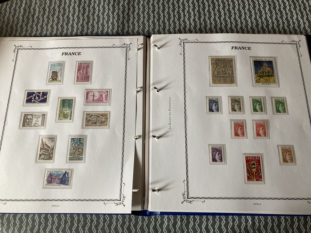 collection timbres neufs 1978 &agrave;1986 