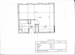  Appartement � vendre 2 pi�ces 35 m�