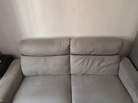 Canapé 2 places en tissu gris 350 La Valette-du-Var (83)