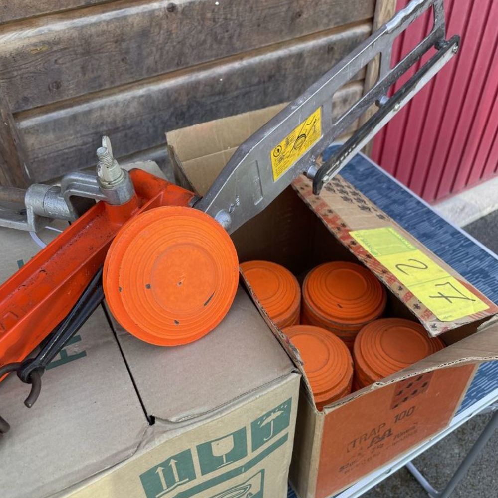 Lanceur de ball-trap avec 90 disques Sports