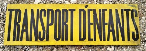 Panneau transport enfants resine collection 50 Saint-Jean-de-Fos (34)