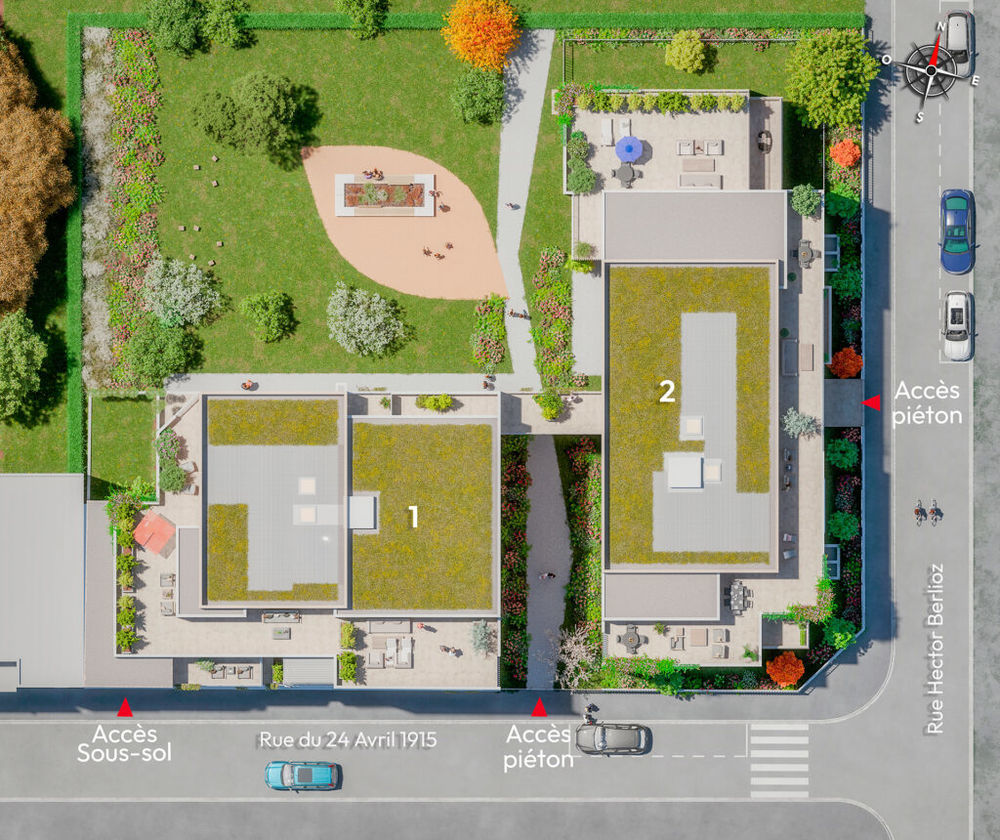 Appartements neufs   D�cines-Charpieu (69150)