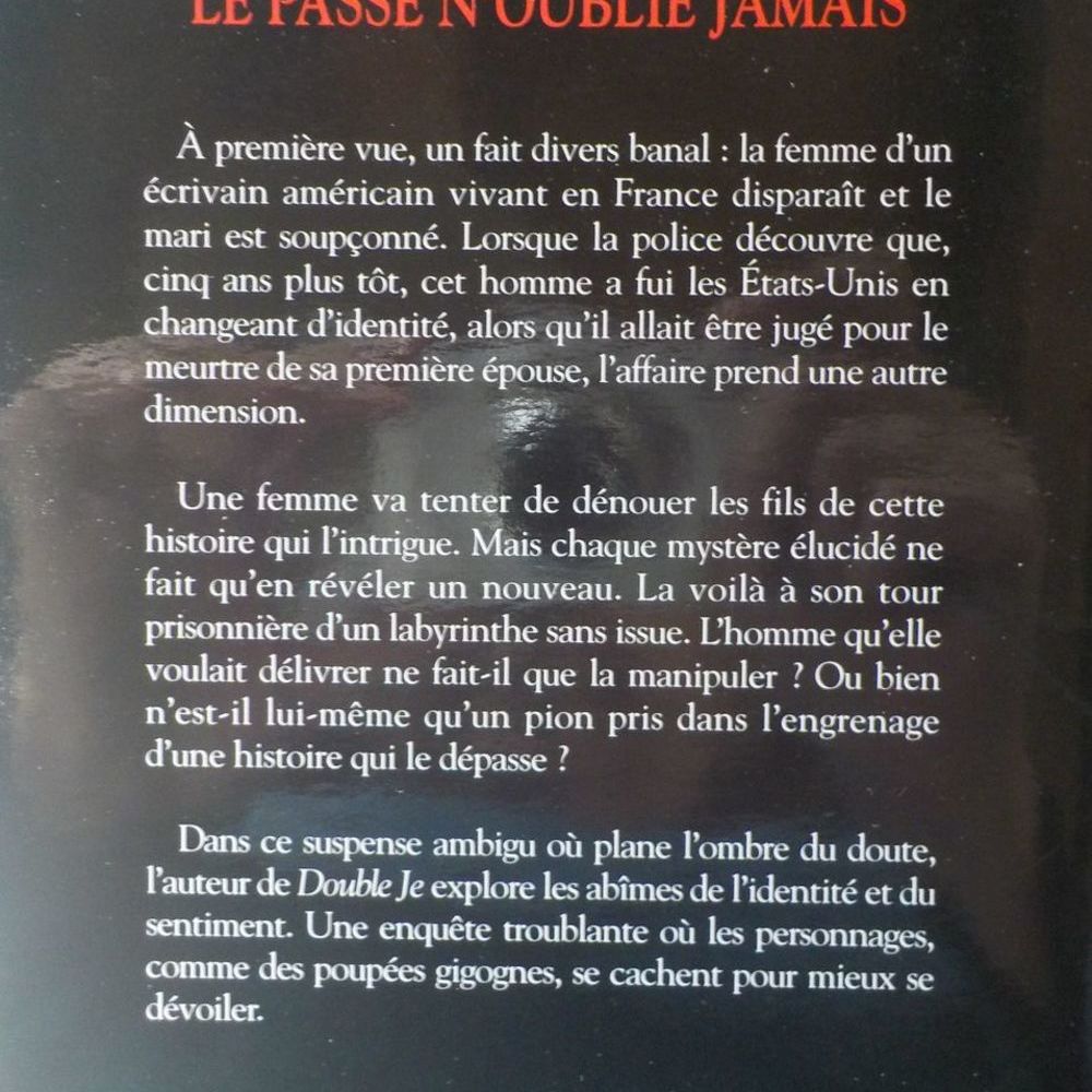 LE PASSE N'OUBLIE JAMAIS de Sylvie GRANOTIER Ed Albin Michel Livres et BD