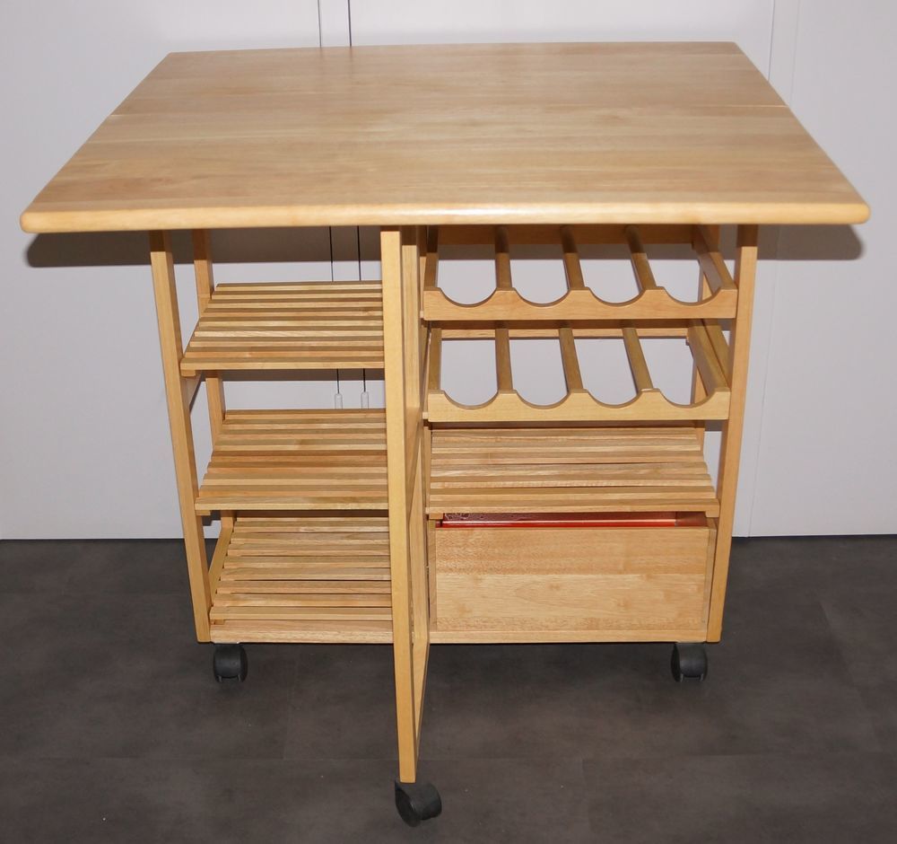 TABLE DESSERTE A ROULETTES Meubles