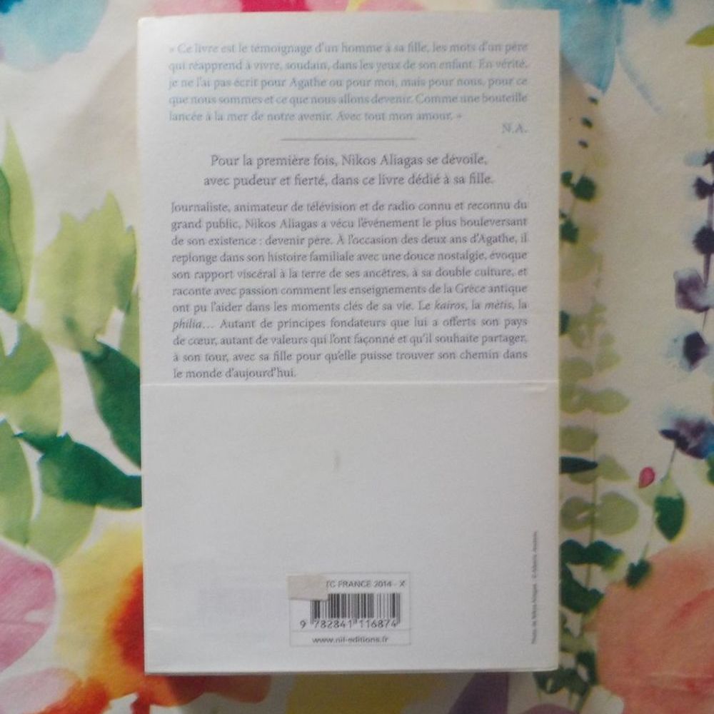 CE QUE J'AIMERAIS TE DIRE par Nikos ALIAGAS Ed. NiL Livres et BD