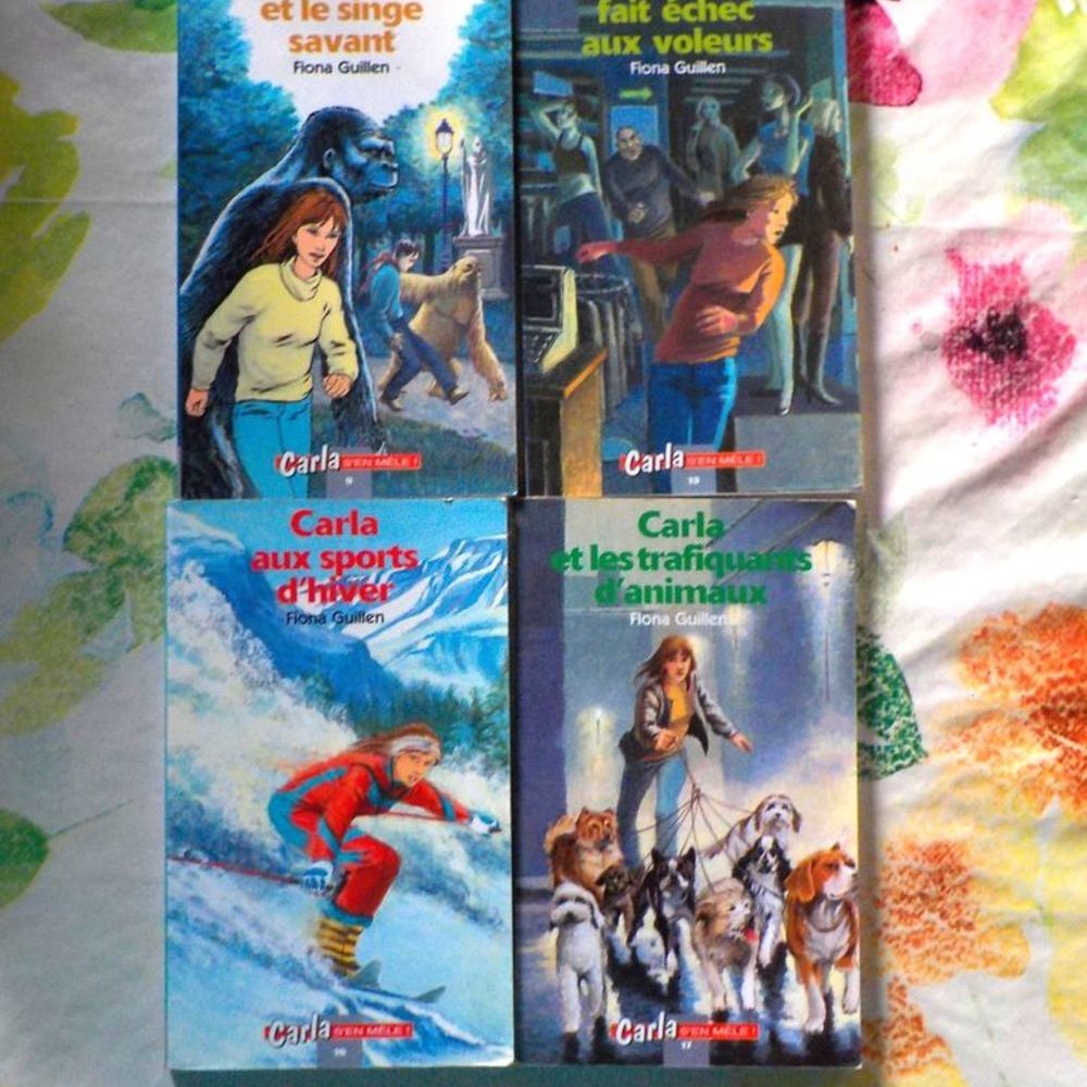 4 CARLA S'EN MELE n&deg;9 13 16 17 Livres et BD