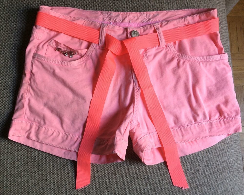 Short Fun&amp;Fun rose ceinture - 16 ans Vêtements enfants