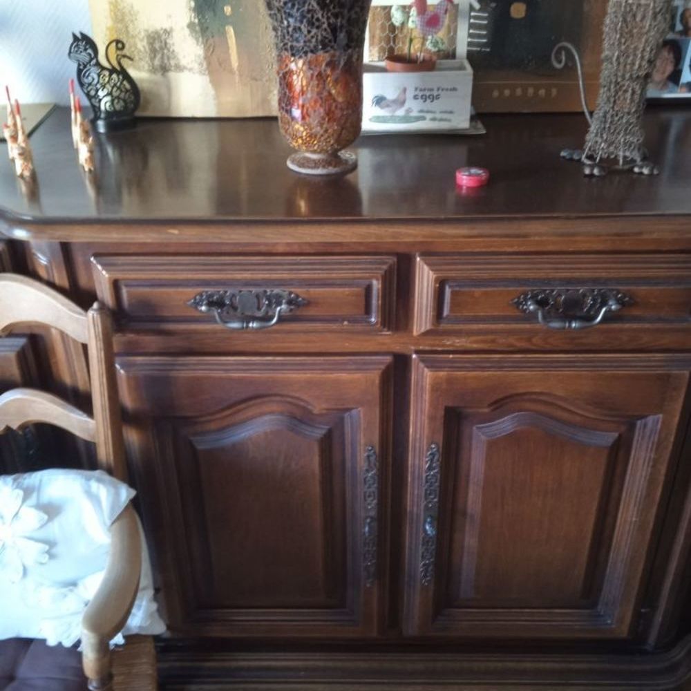 Vends desserte ch&ecirc;ne -+table +6chaises chene Meubles