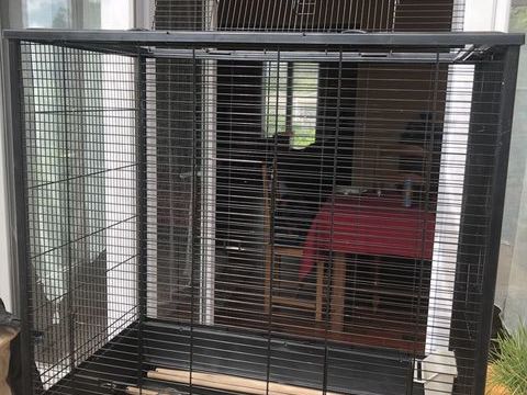 Cage oiseaux quasi neuve servie 1 mois 70 77131 Touquin