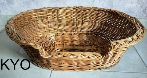 Panier ovale osier animal domestique compagnie (chien, chat) 16 39460 Foncine-le-haut