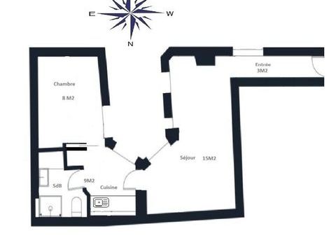   Deux pi�ces calme Centre Paris Appartement - 2 pi�ce(s) - 35 m�