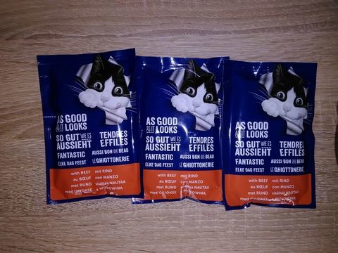 22 Sachets 80 g Felix tendres effilés au boeuf 4 84130 Le pontet