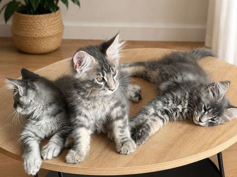 Chatons Maine Coon LOOF - Grand gabarit - Pr&ecirc;ts &agrave;    reserv&eacute; 1300 78260 Achères