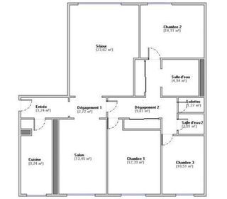  Appartement � vendre 5 pi�ces 107 m�