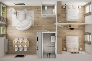  Appartement � vendre 3 pi�ces 61 m�