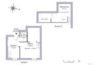  Appartement � vendre 2 pi�ces 40 m�