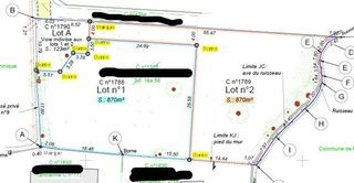  Terrain � vendre 870 m�