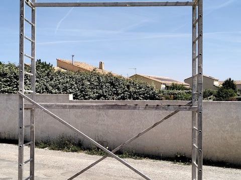 echafaudage aluminium h 4m plateau 2.35x0.4 850 Saint-Jean-de-Fos (34)