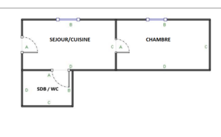  Appartement � louer 2 pi�ces 32 m�